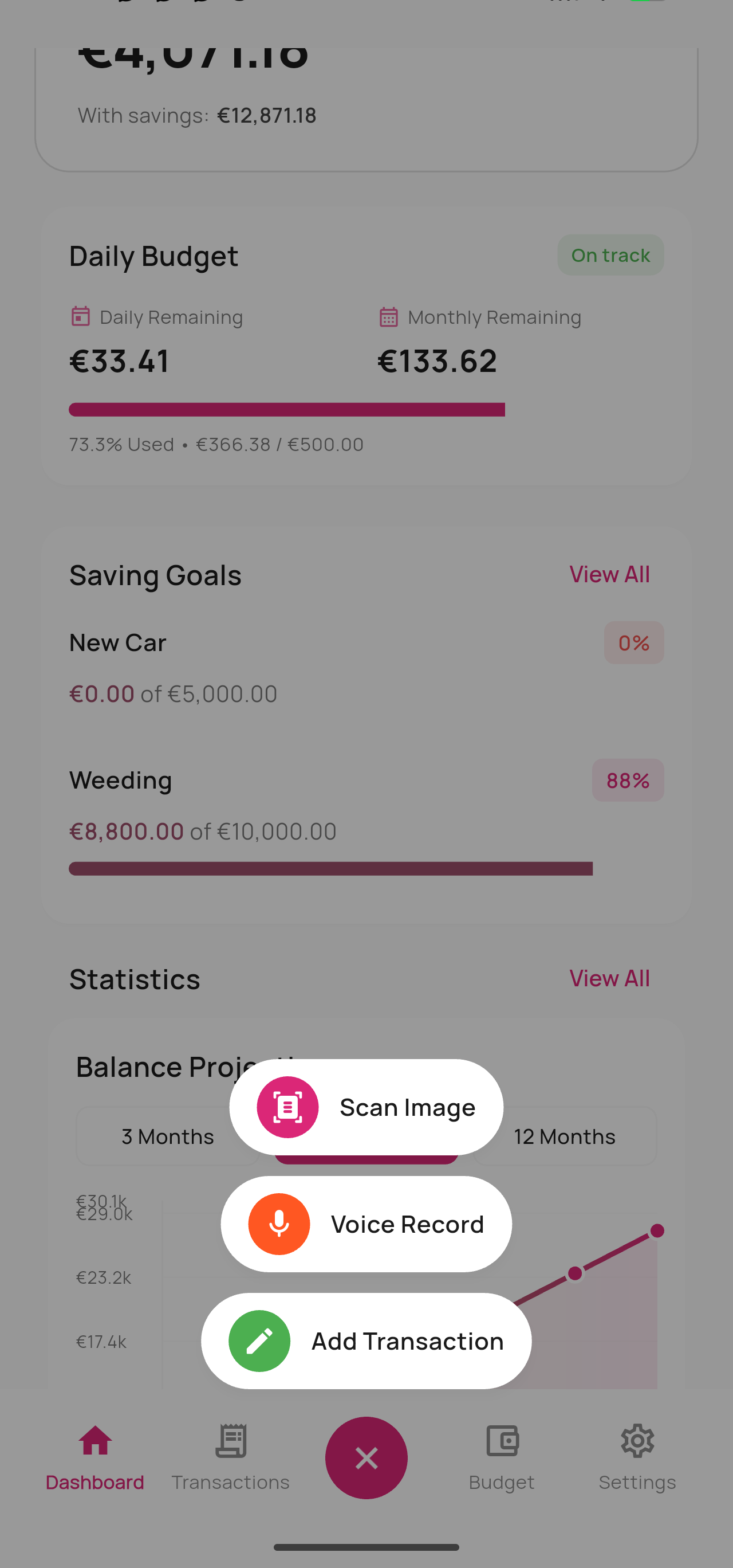 Smart Records screen